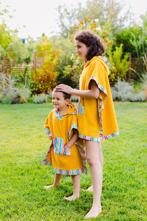Poncho Riscas Onduladas