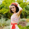 Bandeau Em Licra Texturizada, Laranja Ferrugem Lisa